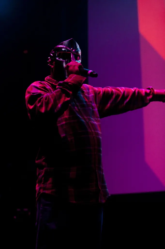 MF DOOM performing at the Roundhouse, London